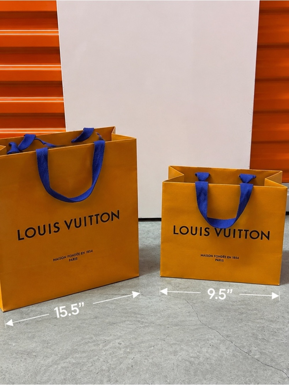 Louis Vuitton Shopping Bags – Set of 2 – Large + Small
